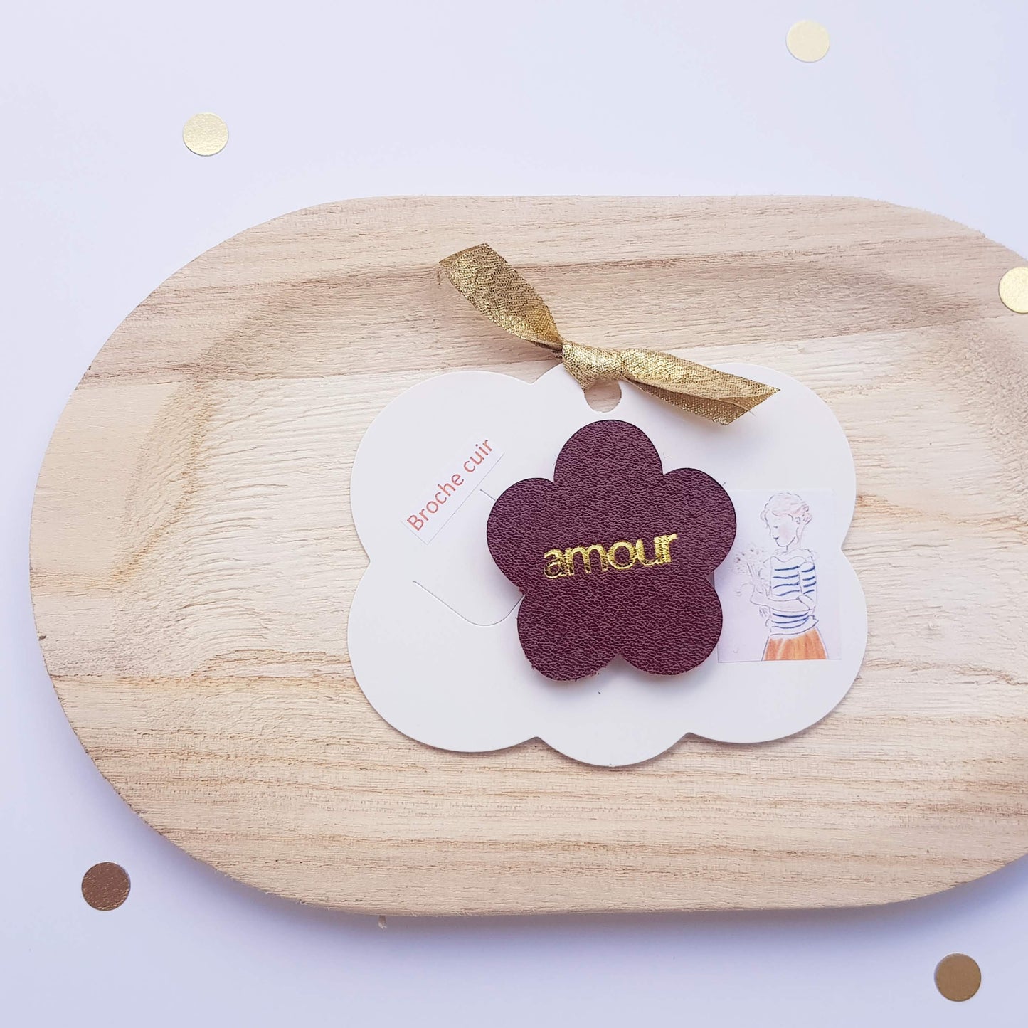 Broche fleur