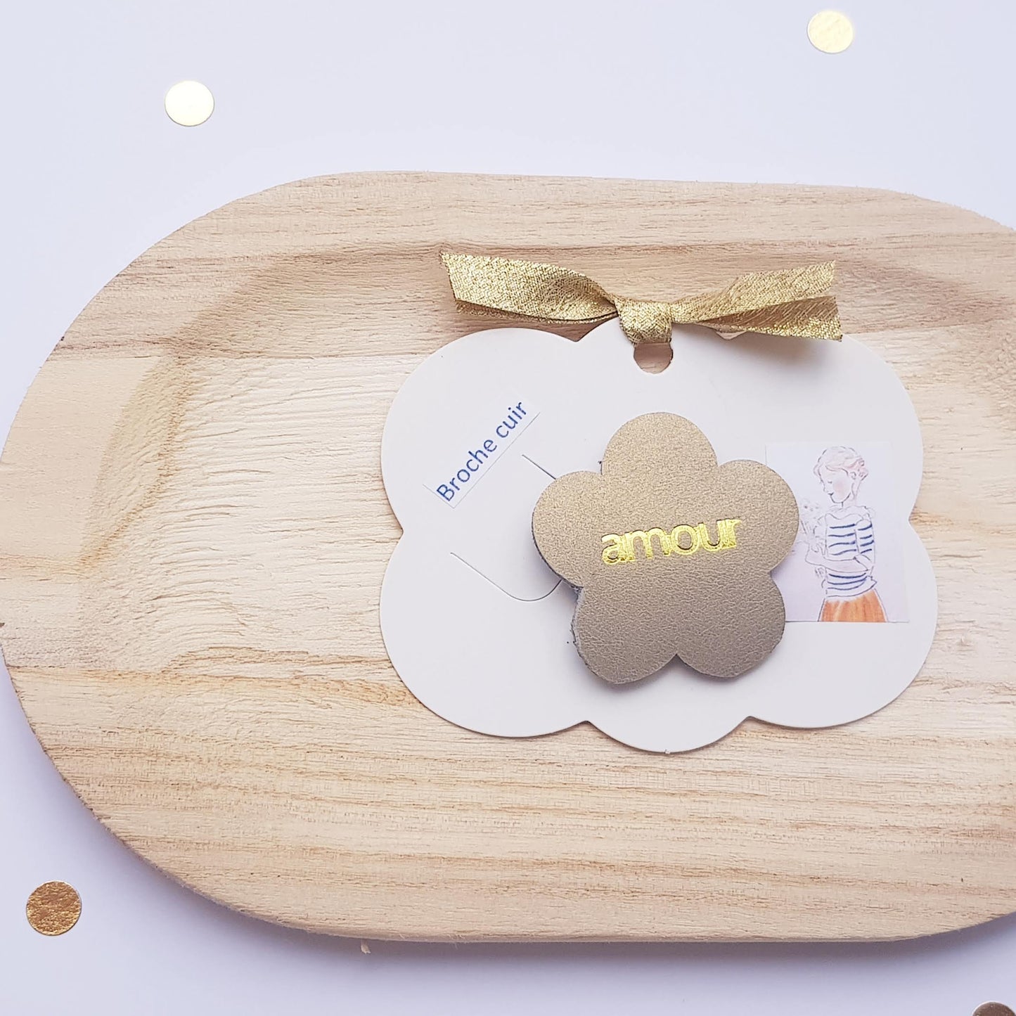 Broche fleur