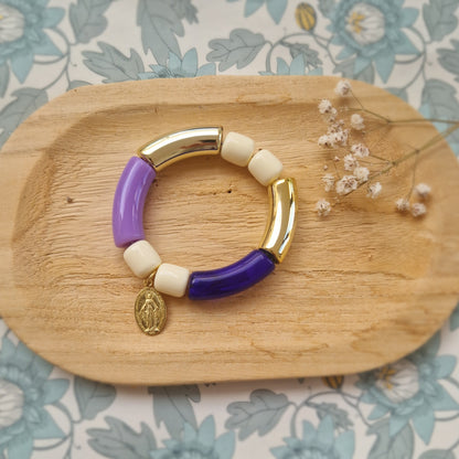 Bracelet perles Ave Maria