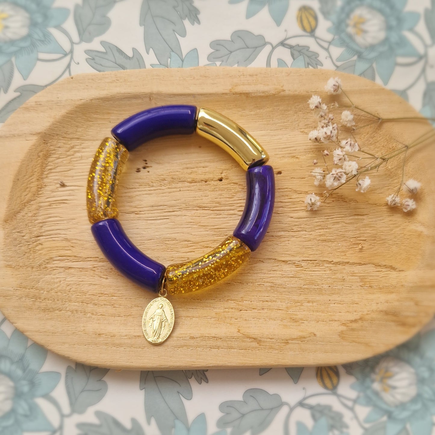 Bracelet perles Ave Maria