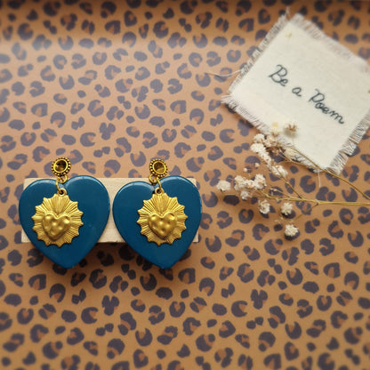 boucles d'oreilles Marguerite-marie