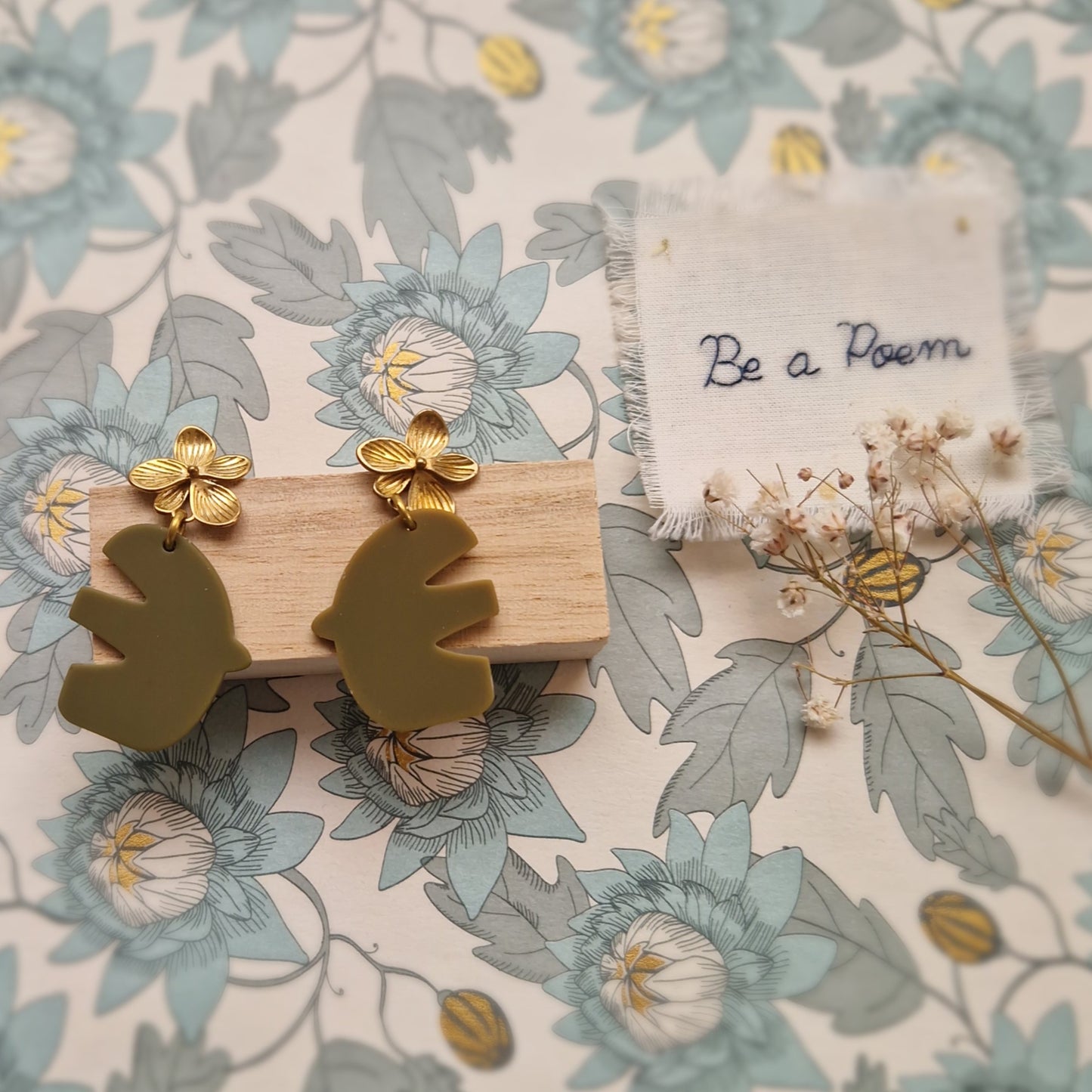 Boucles d'oreille Iris